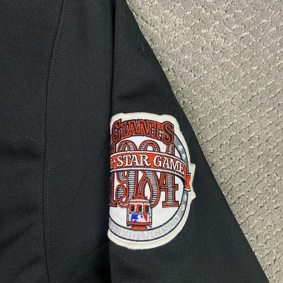 San Francisco Giants Mitchell & Ness 1984 All Star Jacket Men's 3XL Black - Picture 3 of 10